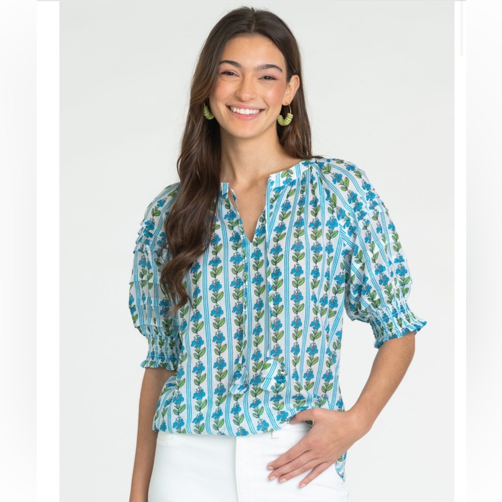 Olivia James Floral‎ Faith Top